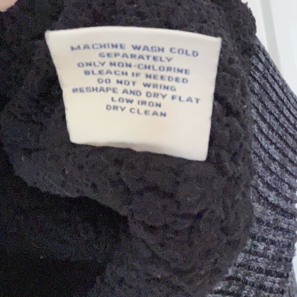 Boston Traders medium navy fleece-lined full-zip bomber jacket - Picture 9 of 9